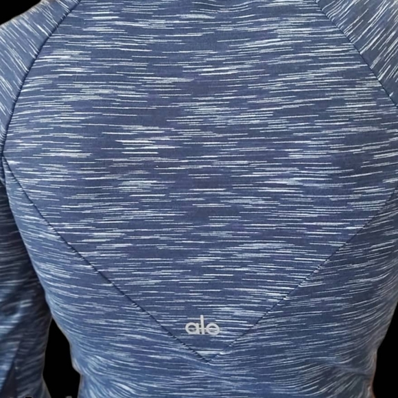 ALO Yoga Elite Jacket . Rich NAVY/Space DYE. - Picture 6 of 16